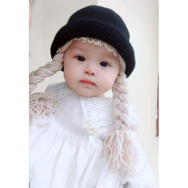 Mũ tóc giả handmade