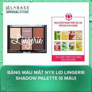 Bảng màu mắt NYX Lid Lingerie Shadow Palette (6 màu)