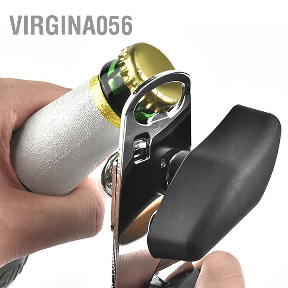 Virgina056 Stainless Steel Cans Opener Professional Ergonomic Manual Can Side Cut