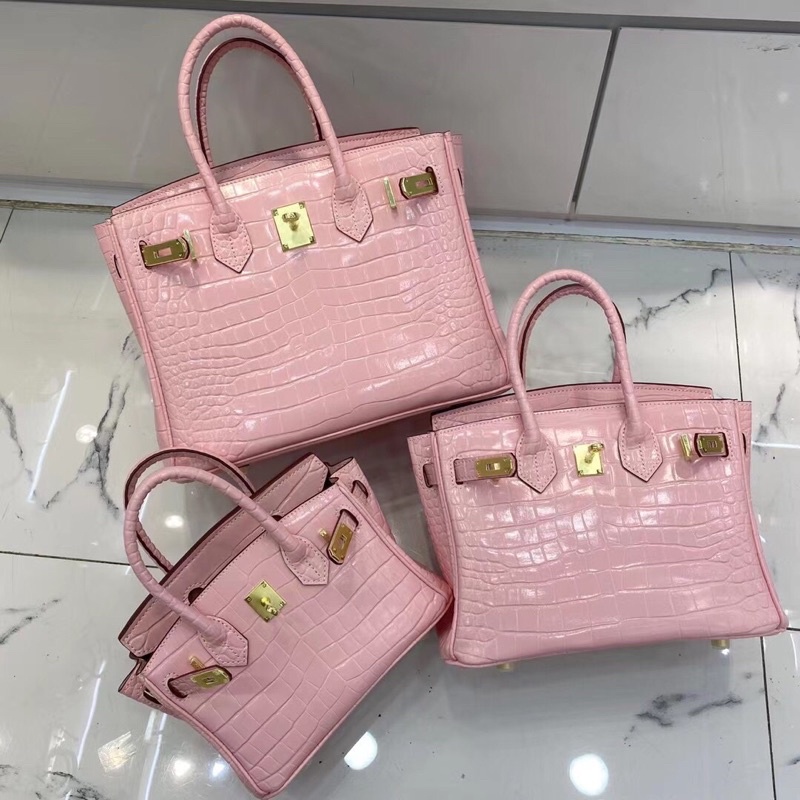 Túi xách của nữ thương hiệu thời trang cao cấp Hermes HM da thật nhập khẩu nhiều màu 3 size