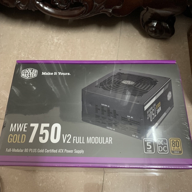 Nguồn máy tính Cooler Master MWE GOLD 750 - V2  750W ( 80 Plus Gold/Màu Đen/Full Modular)