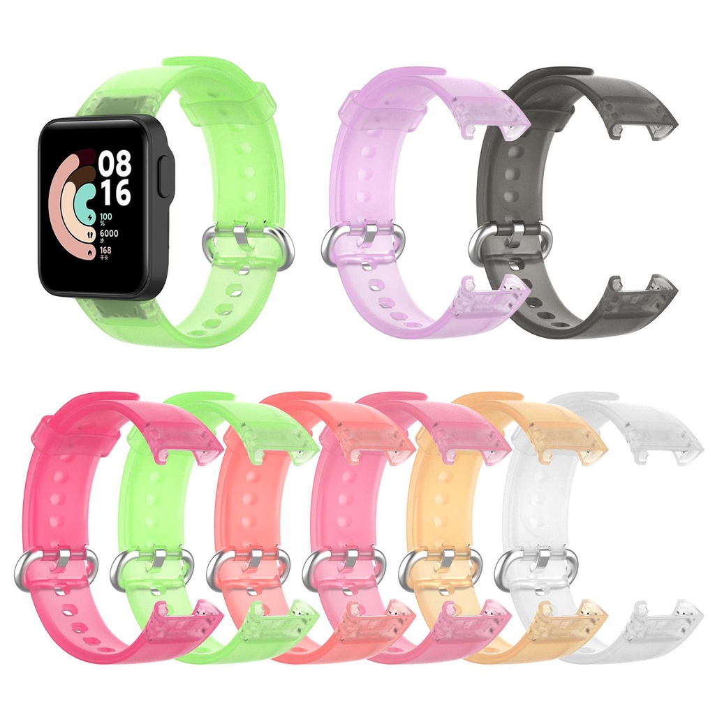 Dây Đeo Thay Thế Chất Liệu Silicon Màu Trơn Cho Xiaomi Mi Watch Lite Redmi