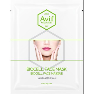 Combo 10 Mặt Nạ Sinh Học Dưỡng Ẩm Da Chuyên Sâu Avif Biocell Hydrating Face Mask