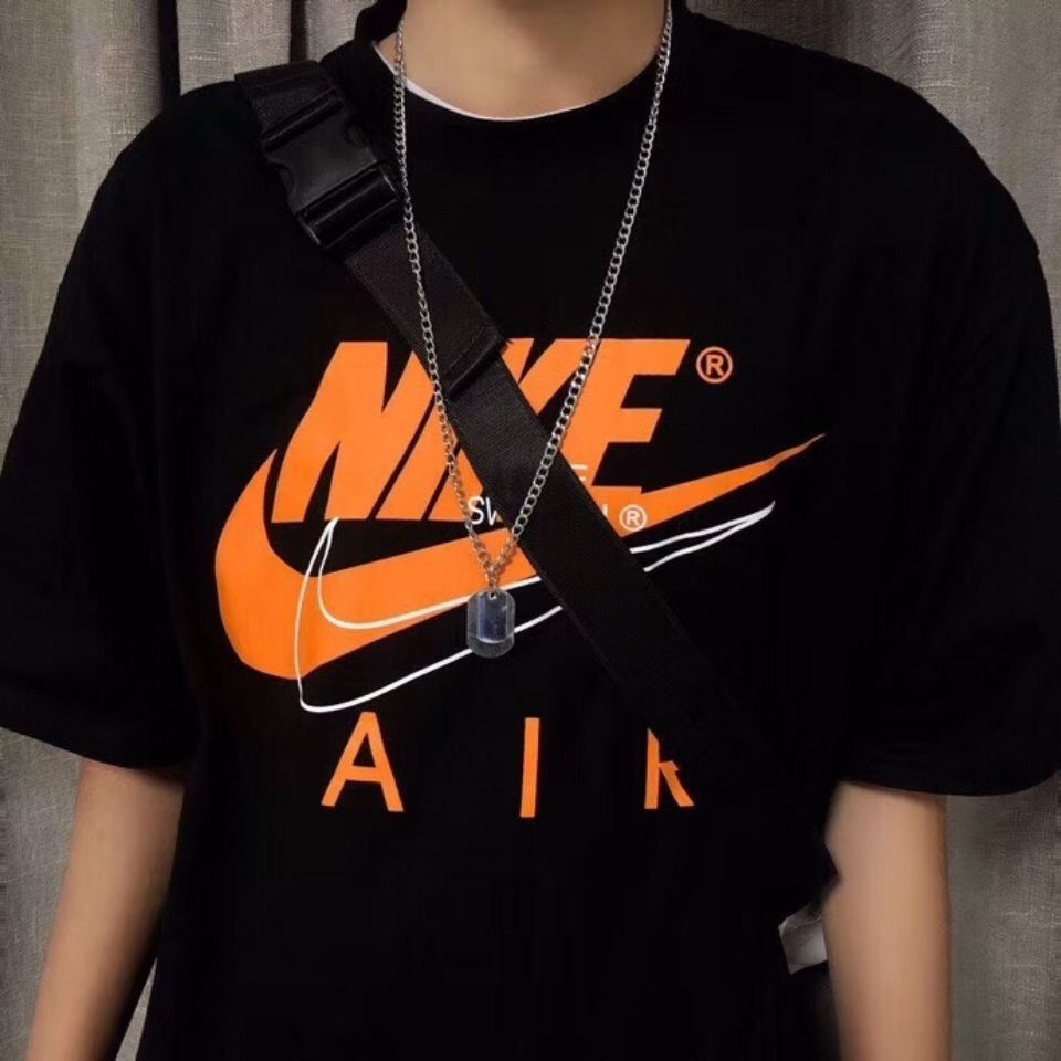 Áo Thun Nike Air Tay Ngắn Dáng Rộng In Hoạ Tiết Nike 20 Thời Trang Dành Cho Cặp Đôi