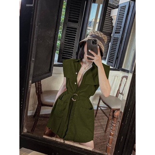 ĐẦM SƠ MI KÈM BELT (KÈM VIDEO HÌNH THẬT)