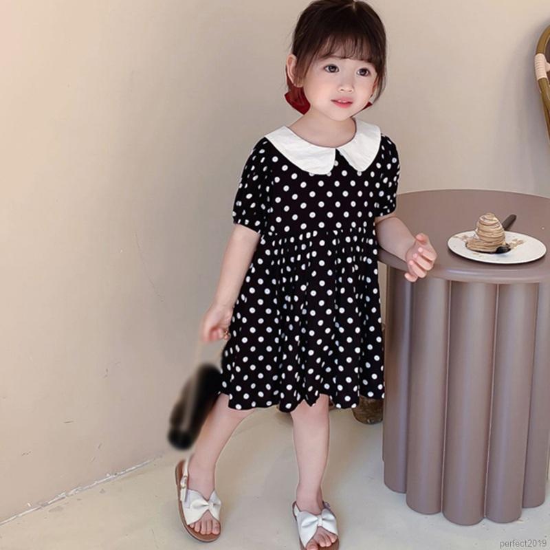 Nữ sinh cá nhân Hàn Quốc váy búp bê Polka Dot.