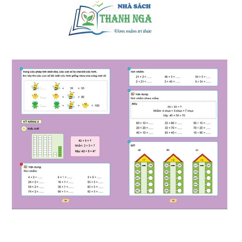 Sách - Rèn kỹ năng tính nhanh tính nhẩm bí quyết học giỏi toán cho bé