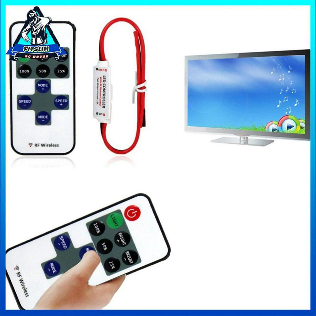 Bộ điều khiển công tắc từ xa không dây RF 12V dành cho dây đèn LED nhỏ
