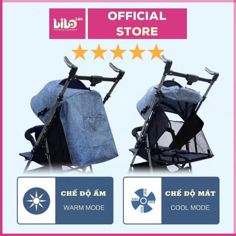 XE ĐẨY GẤP GỌN 2 CHIỀU CHO BÉ