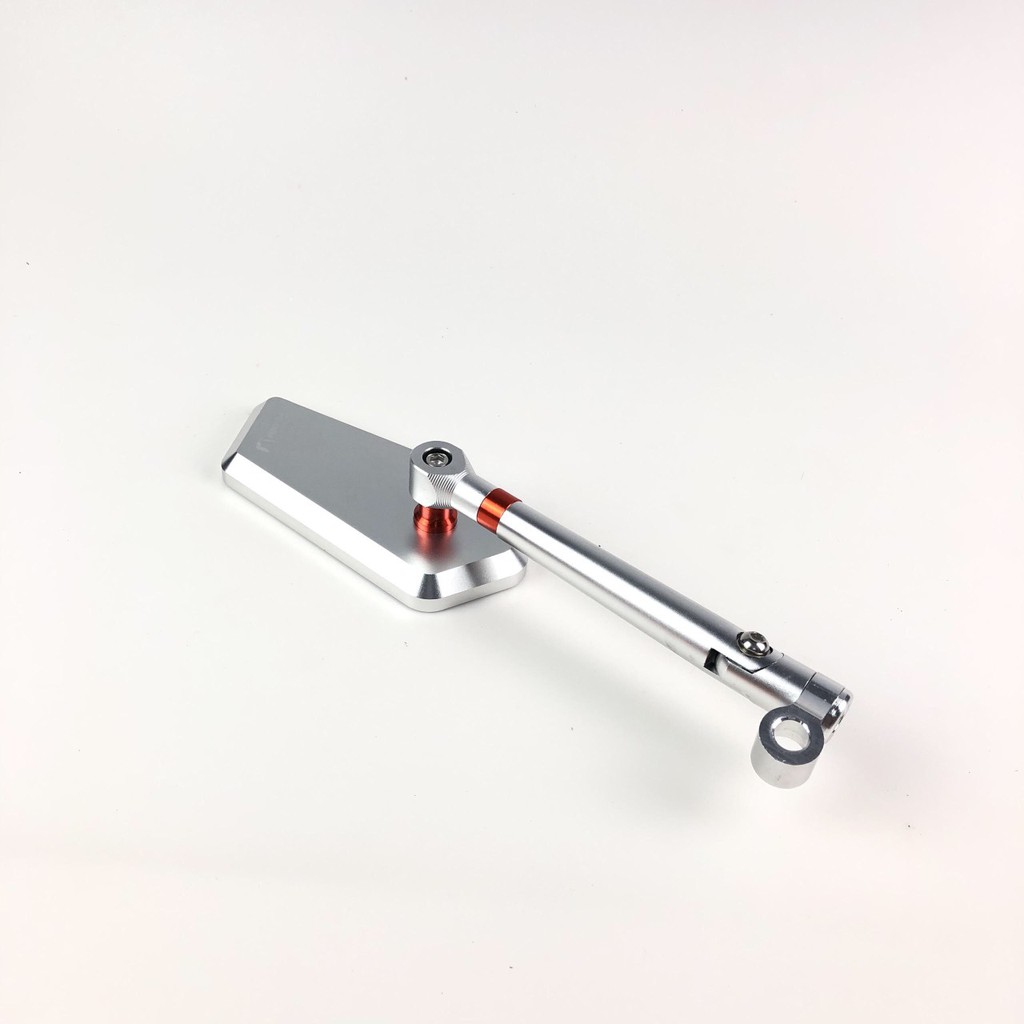 Gương Chiếu Hậu RIZ0MA Nhập Khẩu Dùng Cho Xe SH, Vario, Exciter...Và Các Loại Xe Khác_Bên Trái_màu Bạc_Motorsaigon