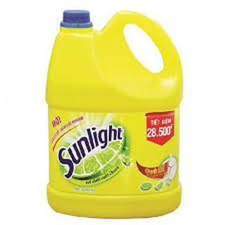 nước rửa chén sunlight chanh 3.6 lít (mẫu mới)