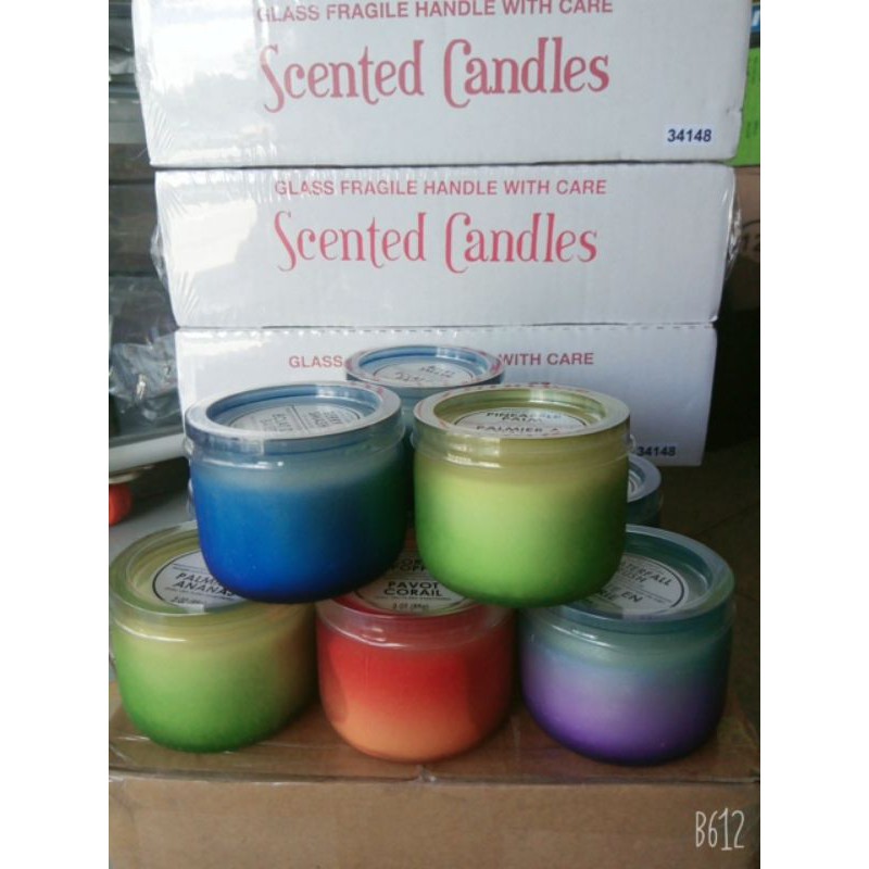 Nến thơm Scented candles 4 mùi (  thủy tinh)