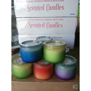 Nến thơm Scented candles 4 mùi (  thủy tinh)