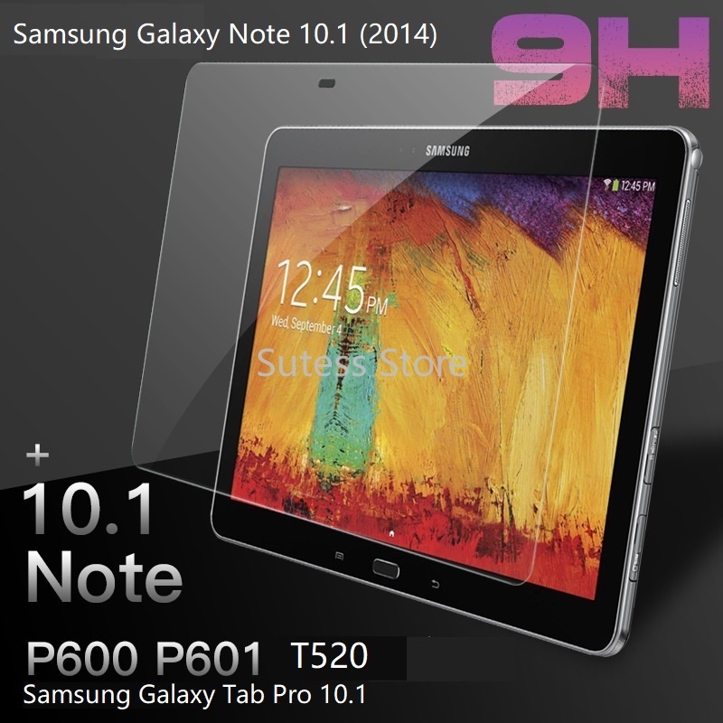 Samsung Galaxy Note 10.1 inch P600 P601 P605 Tab Pro T520 10.1 2014 HD Full Cover Tempered Glass Screen Protector Film