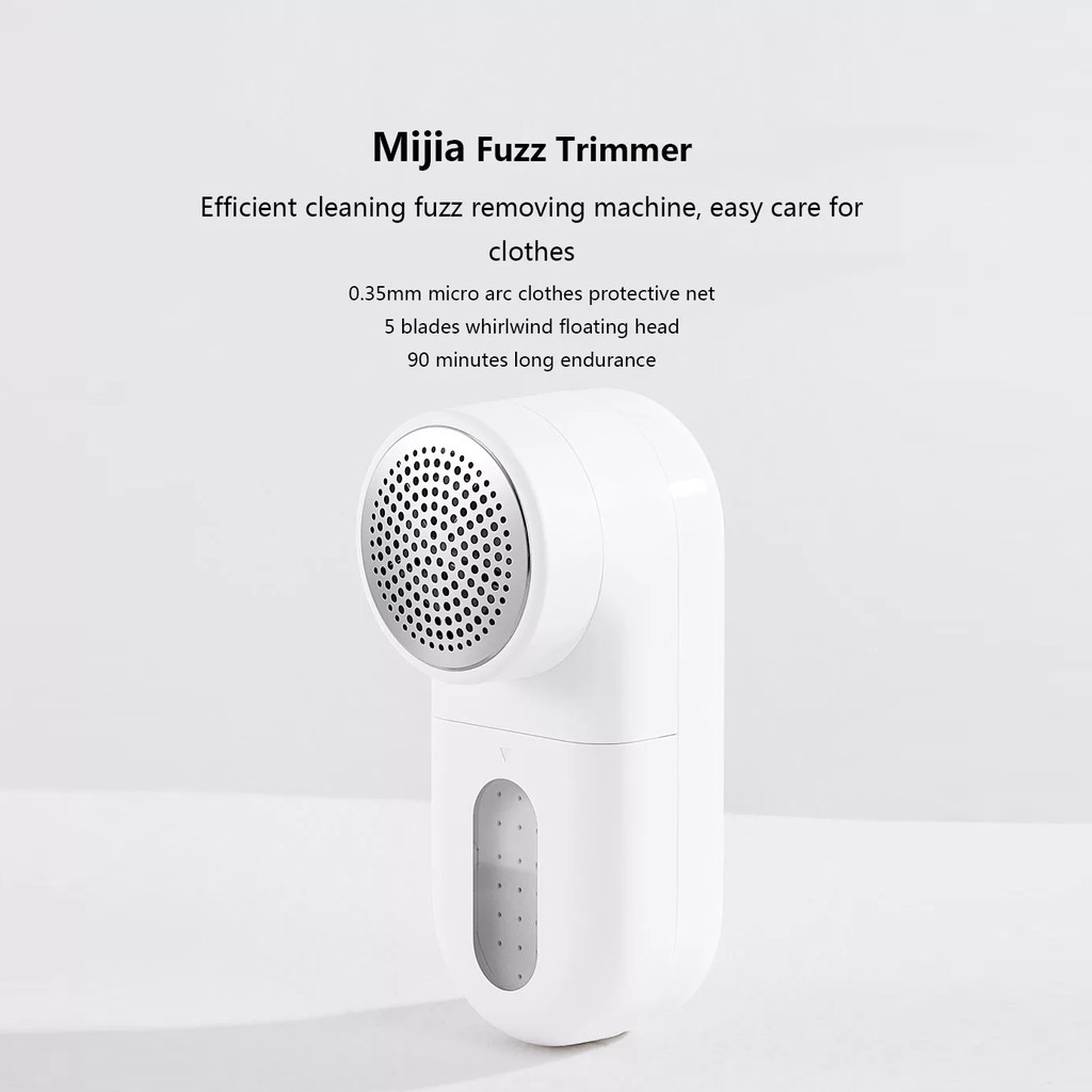 Máy cạo làm sạch xơ vải XIAOMI YOUPIN Mijia Fuzz MQXJQ01KL mini chạy điện cổng USB dành cho quần áo