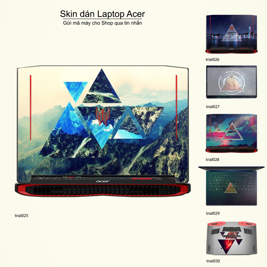 Skin dán Laptop Acer in hình Đa giác _nhiều mẫu 5 (inbox mã máy cho Shop)