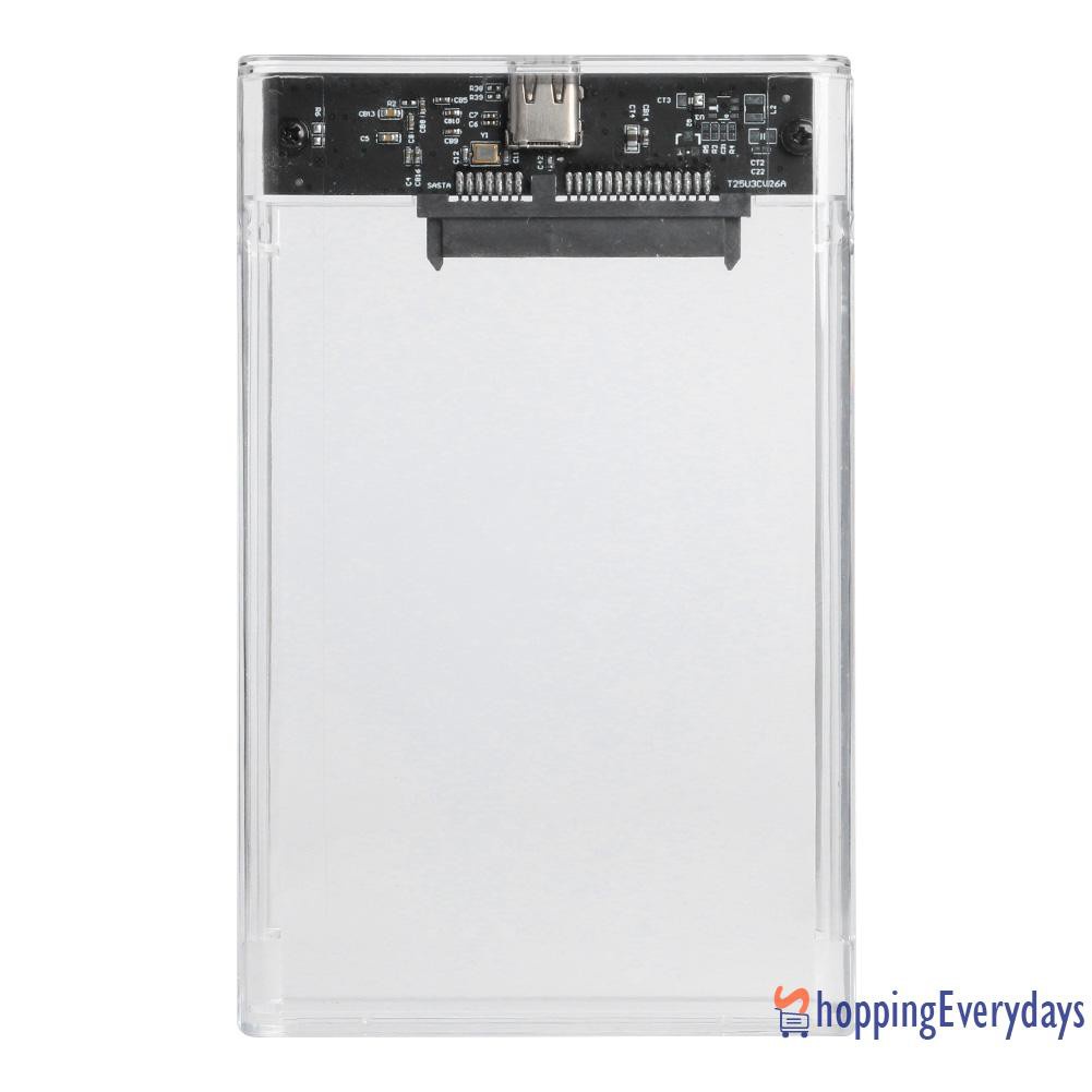 Hộp Đựng Ổ Cứng Ngoài Usb 3.1 Type-C 2.5 Inch Sata Hdd Ssd Ốp | BigBuy360 - bigbuy360.vn