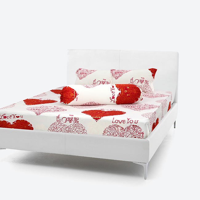 Bộ drap thun lạnh Hàn Quốc 4 món vải dày và mịn hàng đẹp - nhiều size Mẫu 5