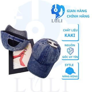 Mũ Lưỡi Trai, Nón Lưỡi Trai Jean Logo Thêu Nổi BL-020