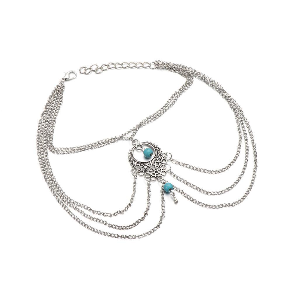 Lắc Chân Nhiều Lớp Phong Cách BOHO Thời Trang Cho Nữ 1|Miếng Lót Chân Tiện Lợi Chất Lượng