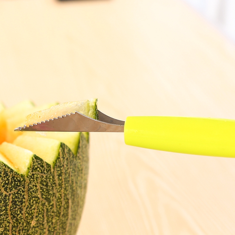 Dụng cụ cắt tỉa và múc trái cây 2 đầu bằng thép không gỉ đa năng | BigBuy360 - bigbuy360.vn