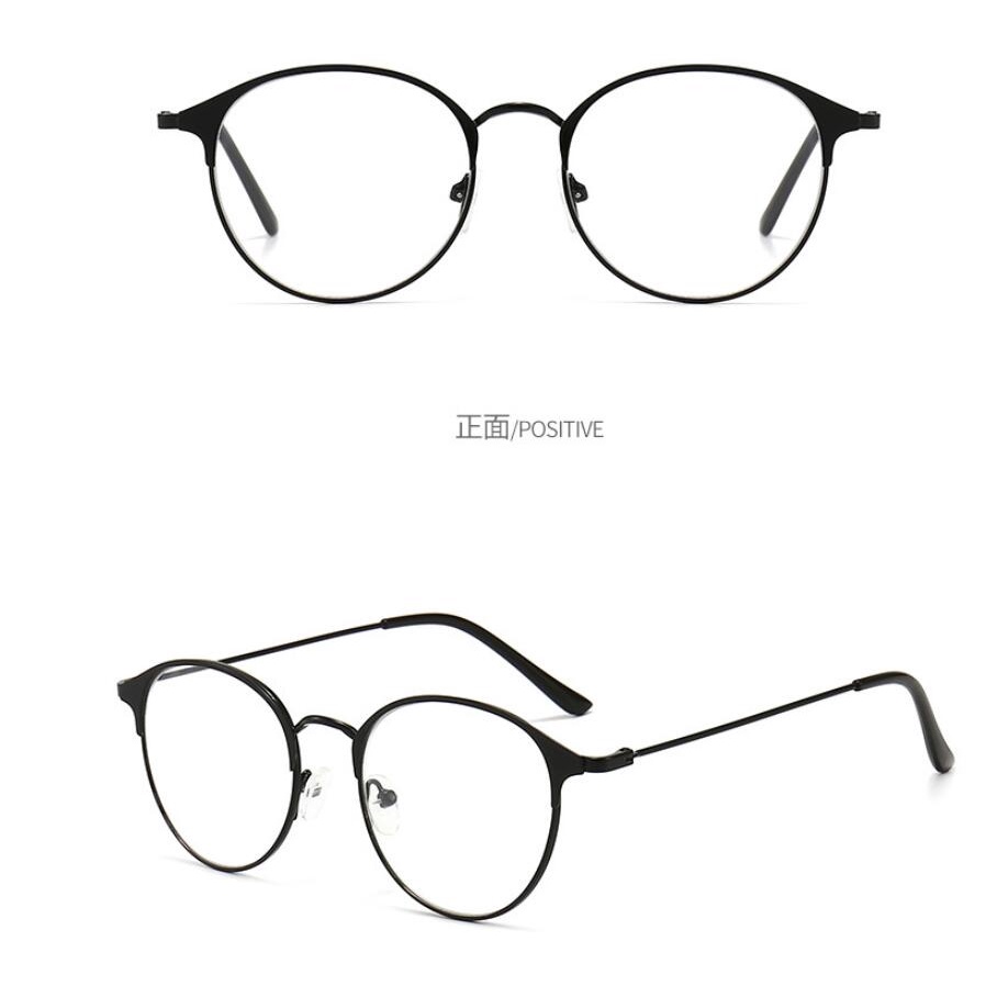 Kính Tròn Gọng Kim Loại Phong Cách vintage unisex