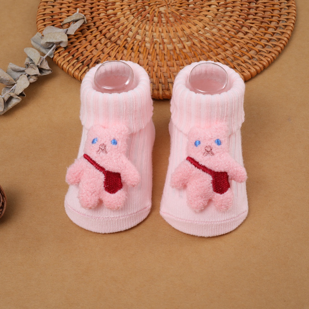 Vớ cotton Chống Trượt In Họa Tiết Hoạt Hình 3d Dễ Thương Cho Bé Sơ Sinh