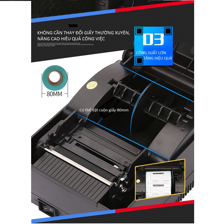 MÁY IN NHÃN IN MÃ VẠCH XPRINTER XP-330B