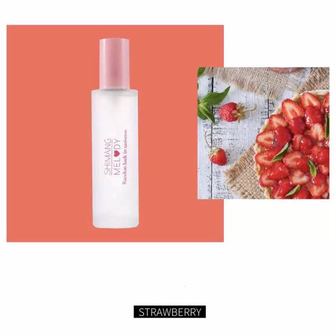 Nước hoa nữ xịt thơm bodymist shimang toàn thân giữ mùi thơm lâu hương đào dâu hương hoa nội đia trung 30ml mẫu mới