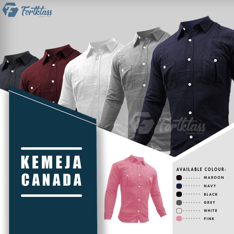 Áo Tuổi Teen CANADA Tay Dài Trang Trọng Giản Dị