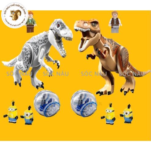 Đồ chơi Lego khủng long Lắp ghép Xếp hình Dinosaur/ Mô hình lắp ráp siêu khủng long Carnotaurus Jurassic World