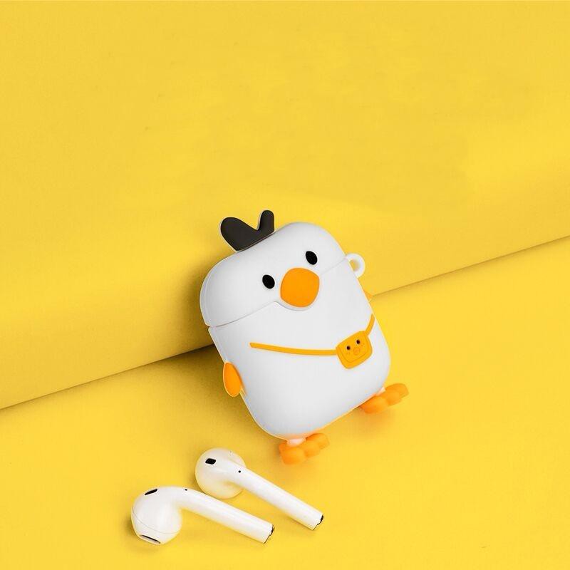 Bao Case Silicon Cho Tai Nghe Apple AirPods 1 / AirPods 2 - Hình Animal Dễ Thương