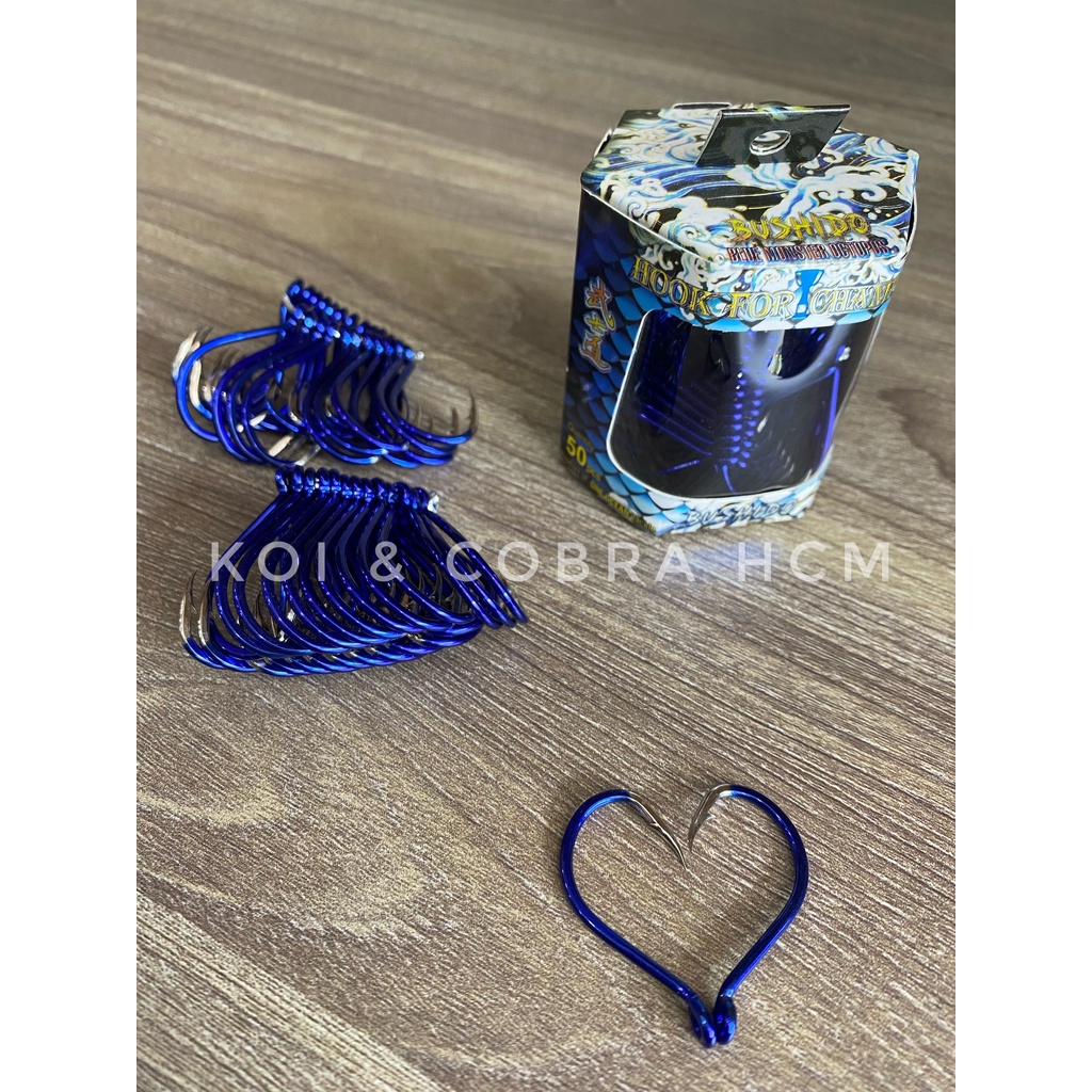 Lưỡi Bushido Blue Monster Octopus - Chuyên Tra - size 3/0