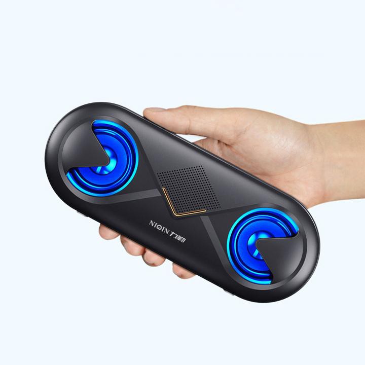 Loa bluetooth Goden House S6 cao cấp, loa bluetooth mini để bàn tích hợp công nghệ âm thanh stereo siêu trầm ấm