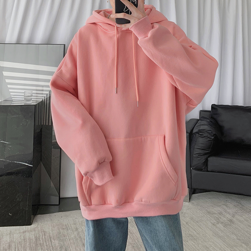 Áo hoodie nam dáng rộng phong cách thời trang Hàn Quốc