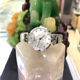 Đồng hồ lắc tay trắng nữ hiệu Sunrise mặt đá saphia cực bền