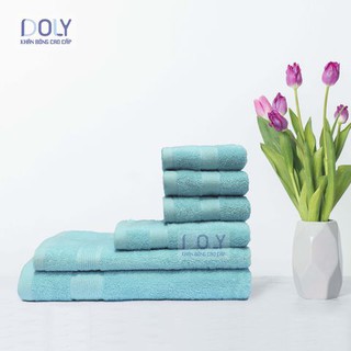 Combo 6 Khăn Bông Cao Cấp DOLY 100% cotton