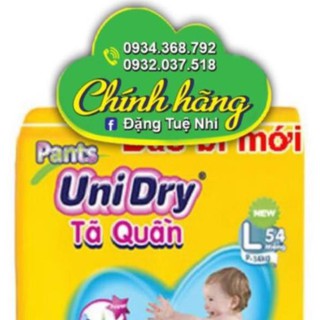 [Free ship 99k giao tại HN + HCM]TẢ QUẦN UNIDRY M60/L54/XL48/XXl44( mua 2 gói tặng khăn ướt 20 tờ)
