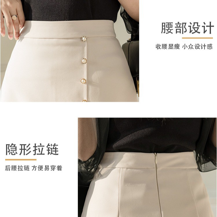 Chân Váy Lưng Cao Xếp Ly Thiết Kế Lệch Tà Cá Tính Cho Nữ | BigBuy360 - bigbuy360.vn