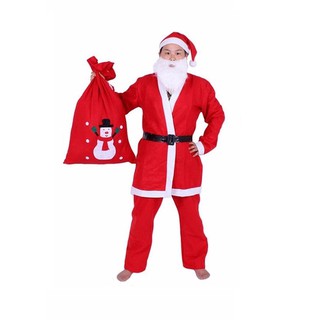 Bộ quần áo Ông già Noel (Có túi size lớn)