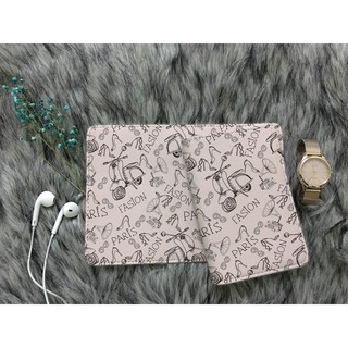Ví bọc hộ chiếu (passport holder) hoa văn du lịch Paris cực chất