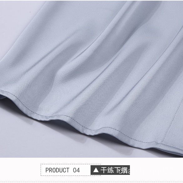 Áo sơ mi Chiffon tay dài màu xám thiết kế thanh lịch cho nữ