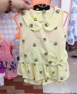 Combo 2 bộ đồ bé gái siêu mát
