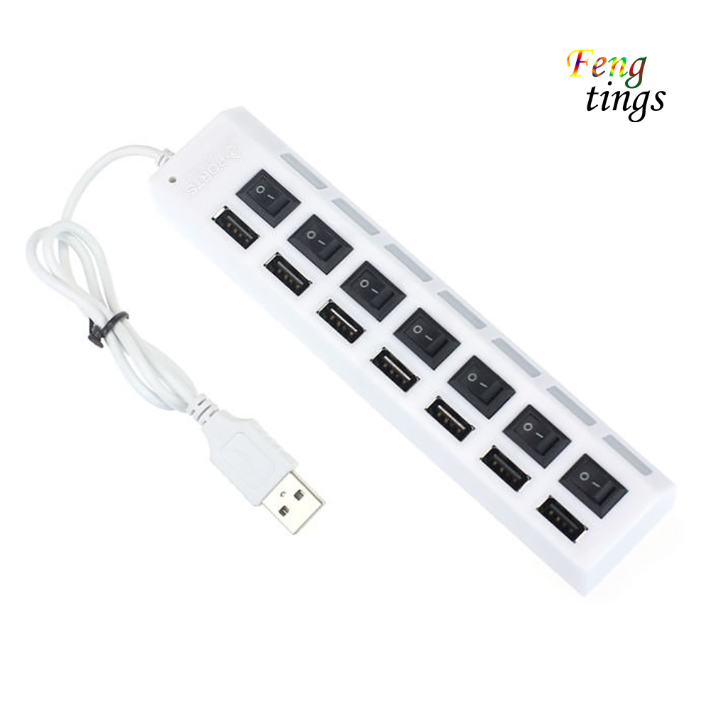 Bộ Chia 7 / 4 Cổng Usb 2.0 Cho Pc Laptop Pc K1