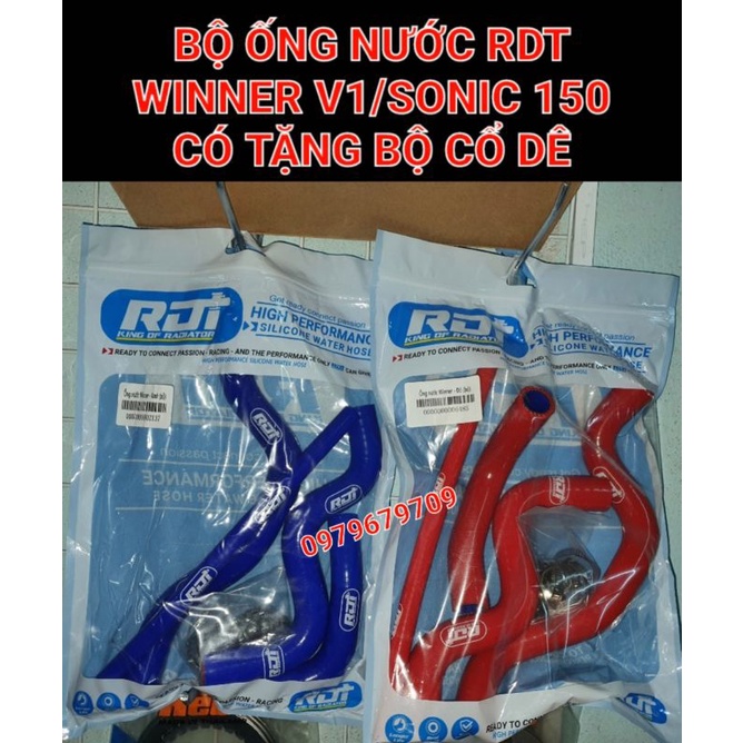 BỘ ỐNG NƯỚC RDT XANH-ĐỎ WINNER 150/SONIC 150