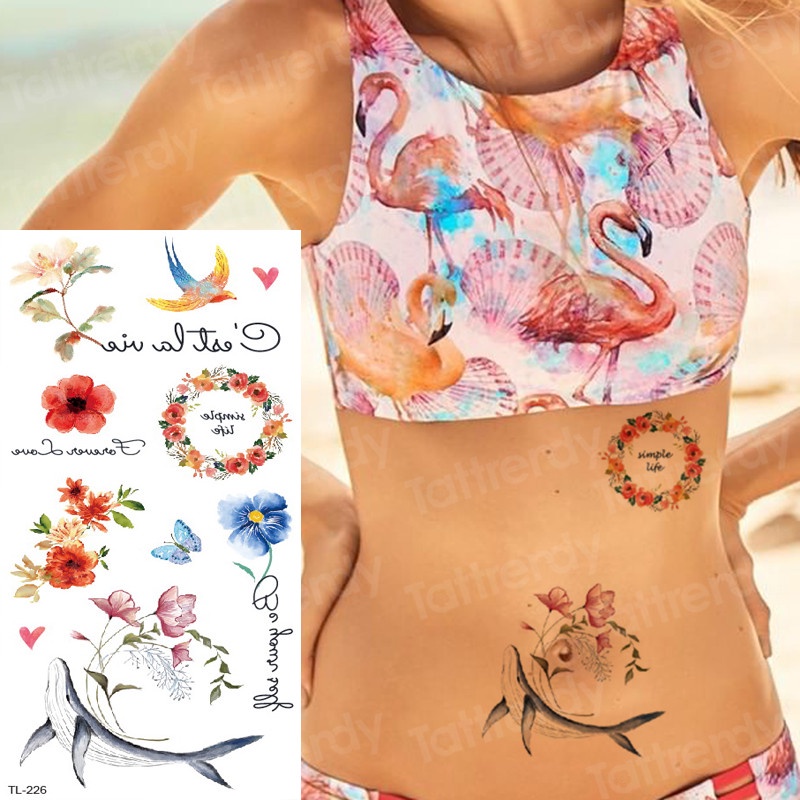 Hình Xăm Dán Tạm Thời Họa Tiết mandala Quyến Rũ Cho Nữ