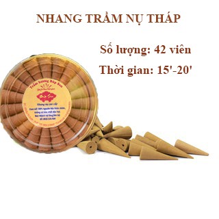 Hương Nụ Trầm thơm sạch hộp 35 viên - Hương Trầm Búp Sen