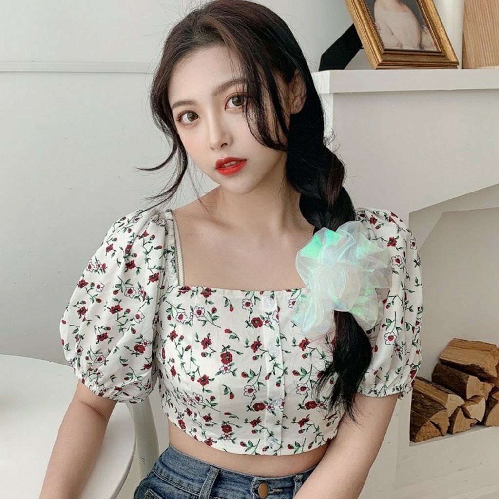 Cột tóc, buộc tóc vải scrunchies siêu hot hit 2020 T024