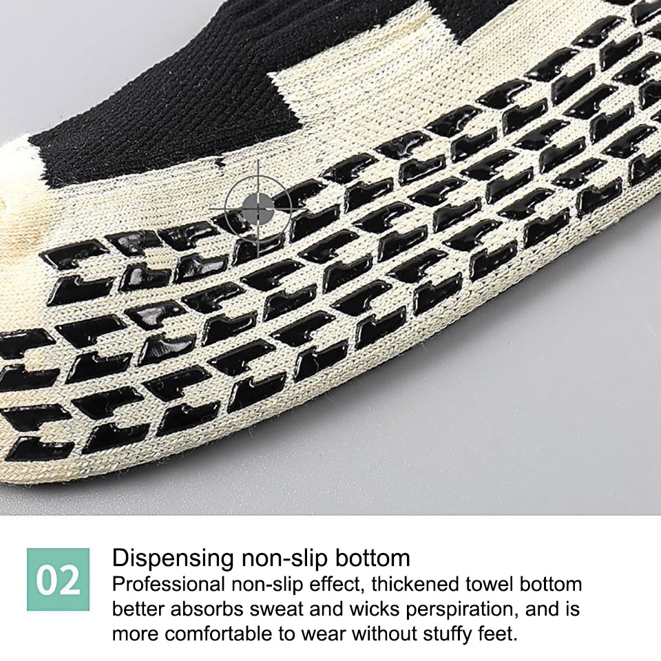 One Đôi Vớ Thể Thao Thoáng Khí Chống Trượt Bảo Vệ Đầu Gối Cho Nam Nữ