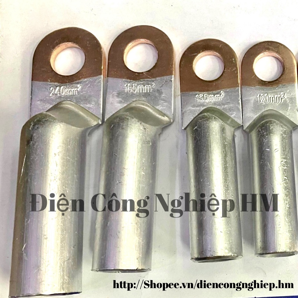 Đầu Cốt Cos đồng nhôm xử lý 1 lỗ 120mm~300mm